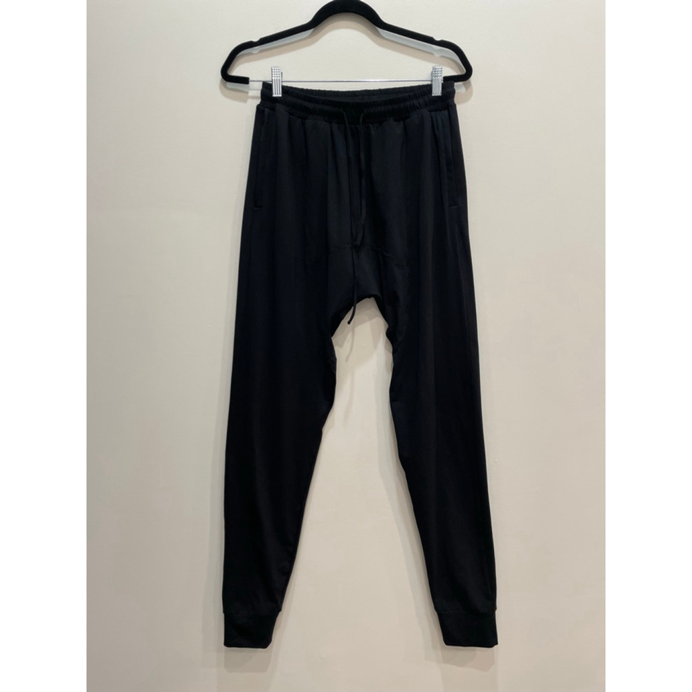 Alo Mens Conquer Black Joggers S Drawstring Waist Workout Athletic